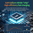 PURSUIT GaN Wall Charger with Retractable USB-C & Lightning Cables and Folding Plug