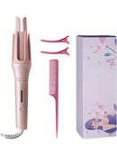 PortableAutomatic Hair Rotating Curling Iron,3 Temperature Levels, Anti-scalding