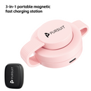 Pursuit 3-in-1 MagSafe Wireless-Foldable Fast Charge for iPhone & Apple Watch, AirPods, Android Magnetic Mount, Portable Travel Electronic