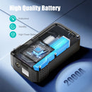 Pursuit 3-in-1 Jump Starter, Air Compressor and Powerbank - 12V Supersafe Lithium 2000A Portable Car Battery Booster, 150PSI Tire Inflator with Auto-Shutoff, and Backup Powerbank + Emergency LED Light