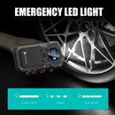 Pursuit 3-in-1 Jump Starter, Air Compressor and Powerbank - 12V Supersafe Lithium 2000A Portable Car Battery Booster, 150PSI Tire Inflator with Auto-Shutoff, and Backup Powerbank + Emergency LED Light