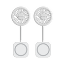 Pursuit DNDLN Magnetic Fan with LED Ring Light & Hands-Free 360° Adjustable Stand,Idea Thanksgiving Christmas Gifts for Friends.