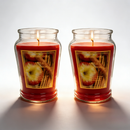 12oz Scented Candle in Glass Jar, 70+ Hours Long Lasting Burn, Eco-Friendly Candle with Eucalyptus, Mango, Apple, Vanilla Cream, Lavender Lemon & Linen Scents,Idea Gifts.