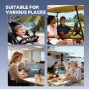 Portable Misting Fan, Clip-On or Flexible Tripod Personal Cooling Fan, Fine Mist Cools Air up to 15°F, 100 Speed Levels, Rechargeable Fan for Strollers, Golf Carts & Desktop Use