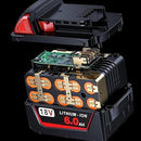 Simple Plus+ 2 Packs 6.0Ah 18V Replacement for Milwaukee Batteries Compatible with Mk -18 Battery, 18 Volt Lithium-ion Battery48-11-1850 48-11-1852 48-11-1865 48-11-1862 48-11-1840