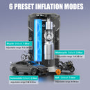 Pursuit 3-in-1 Jump Starter, Air Compressor and Powerbank - 12V Supersafe Lithium 2000A Portable Car Battery Booster, 150PSI Tire Inflator with Auto-Shutoff, and Backup Powerbank + Emergency LED Light