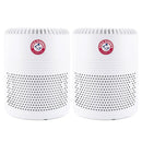 Arm & Hammer, AH510W HEPA Air Purifier for Home Office, Desktop Cleaner Removes 99.97% Allergies, Smoke, Dust, Pollen, Pet Dander, Odor, Germs, Mold, Pearl White