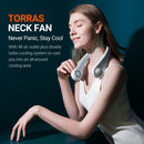 TORRAS L2 Series Portable Neck Fan, Hands Free Wearable Bladeless Fan, Ultra Light Rechargeable Mini USB Fan for Travel/ Home/ Office, 3 Speeds,Refurbished.
