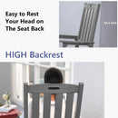 Patio Oversized Rocking Chair Outdoor, Weather Resistant, Low Maintenance, High Back Front Porch Rocker Chairs 385lbs Support