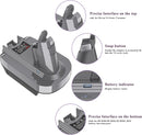 LONG FIT V6 Battery Adapter Replace for Dyson Compatible with Dewalt 20V & Milwaukee 18V Li-ion Battery, Use for Dyson V6 Series Vacuum Cleaners Animal Absolute