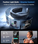 COOLIFY 2 Neck Air Conditioner, Portable Personal Cooler Neck Fan,Portable Personal Cooler and Heater Strong Wind,Idea Gifts for Women & Men,Refurbished