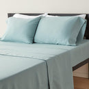 Lightweight Super Soft Easy Care Microfiber 4-Piece Bed Sheet Set with 19" Deep Pocket
