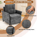 Convertible Sleeper Chair 79" Long Chair Bed w/Adjustable Backrest 4-in-1 Pull Out Lounge Chair 500 LBS Load Bearing Single Sofa Bed with Pillow for Living Room & Small Space