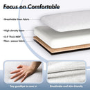 Storage Ottoman Bench, 46 Inch Upholstered Bench & Ottoman with Larger Storage Space, Bed Bench with Safety Hinge, End of Bed Storage Bench for Bedroom, Living Room, Entryway, Closet