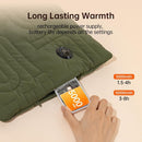 JISULIFE Hand Warmers Rechargeable, Foldable Hand Warmer Pouch with Power Bank, 6 Heating Levels, Heated Hand Muff, Fast Heating Pad Waterless, Gifts for Women, Suitable for Football, Camping, Hiking