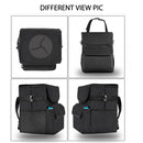 Car Trash Can with Lid and Storage Pockets, 100% Leak-Proof Organizer, 1.8 + 2.8 Gallons Set