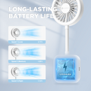 Pursuit DNDLN Magnetic Fan with LED Ring Light & Hands-Free 360° Adjustable Stand,Idea Thanksgiving Christmas Gifts for Friends.