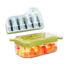 Piano Key Design Ice Cube & Popsicle Mold+Bi-Fold Ice Lattice Single Layer SET