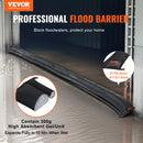 VEVOR Flood Barriers, Water Flood Dam Bags 8 Pack, Water Activated Flood Barriers for Home, Doorway, Driveway (10ft x 6in)