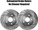 Front Brake Kit with Rotors & Ceramic Brake Pads for Ford F-150 1997-2003